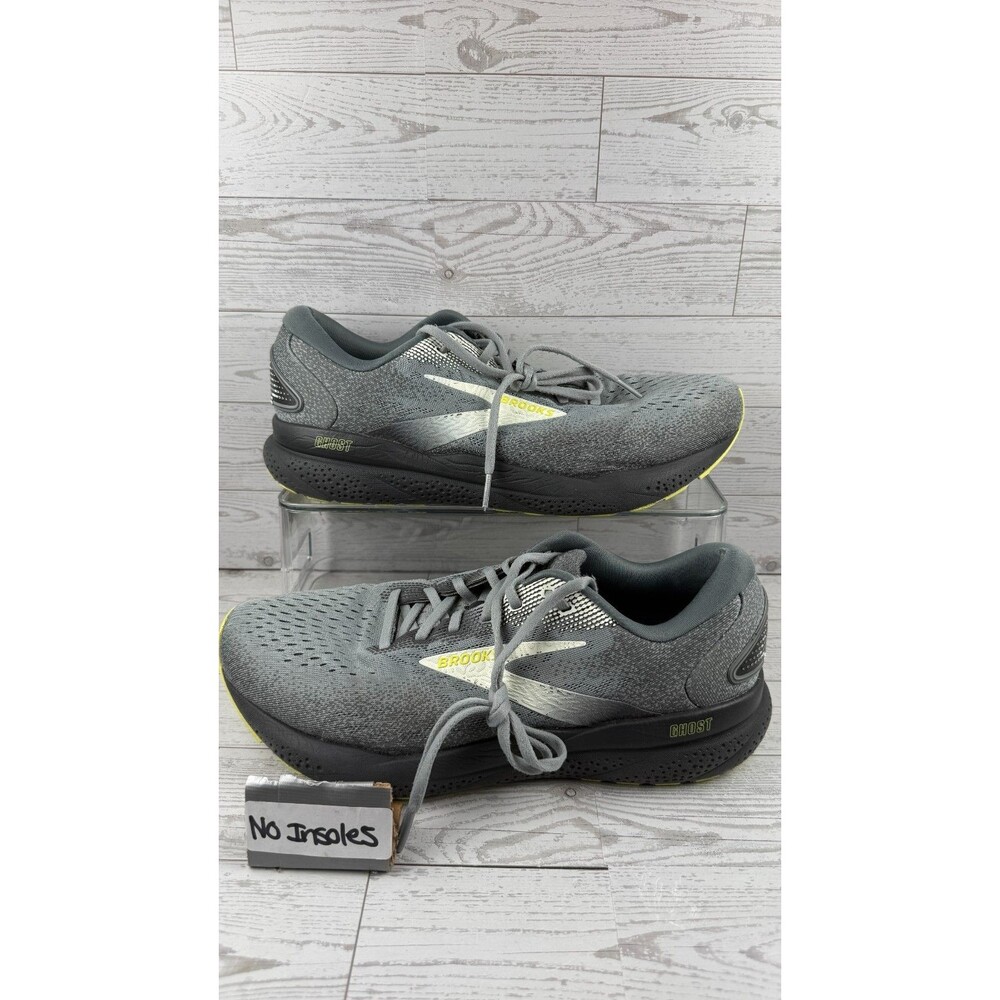 Brooks Ghost 16 1104184E040 Gray 11 4E Mens Sneakers Athletic Running Shoes #827